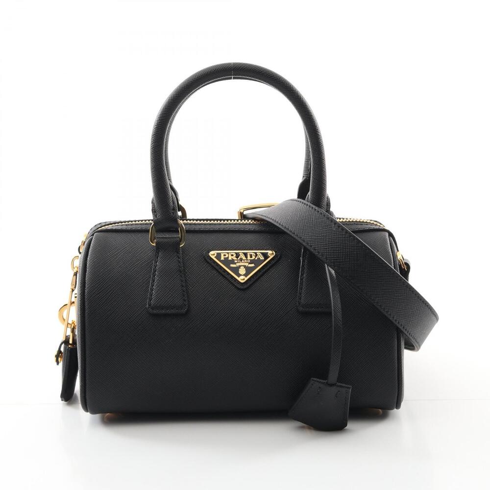 Prada SAFFIANO LUX handbag leather black